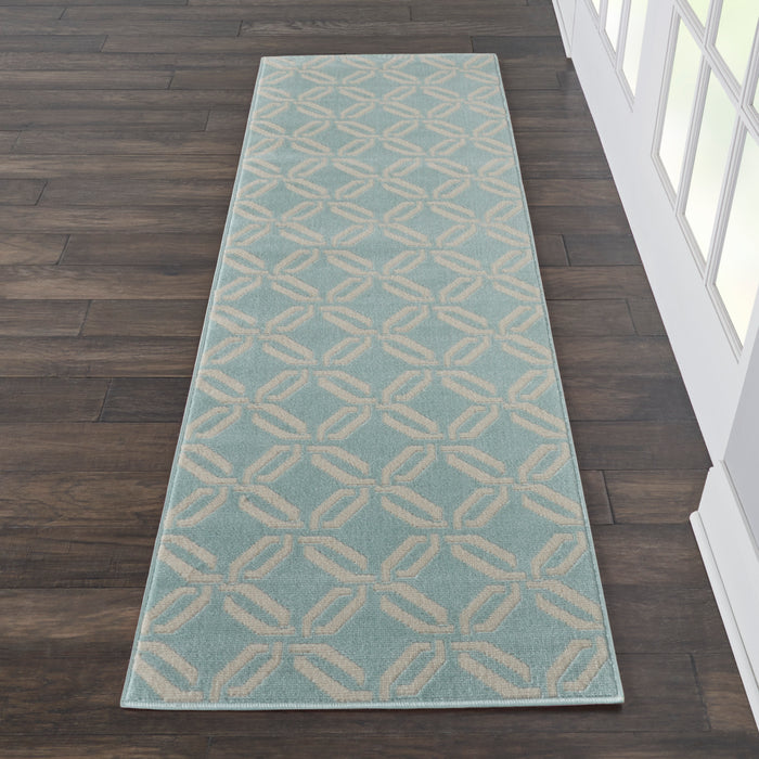 Nourison Jubilant JUB17 Green Area Rug