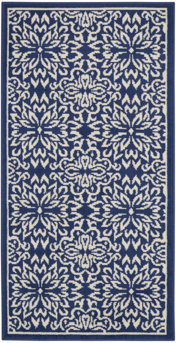 Nourison Jubilant JUB06 Navy/Ivory Area Rug