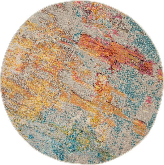 Nourison Celestial CES02 Sealife Area Rug