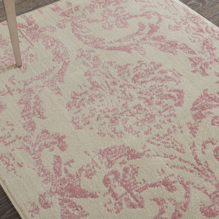 Nourison Jubilant JUB09 Ivory/Pink Area Rug