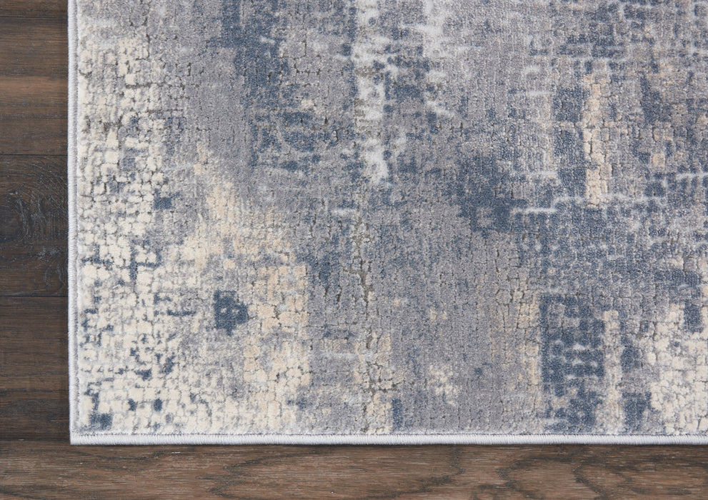 Nourison Rustic Textures RUS06 Grey/Beige Area Rug