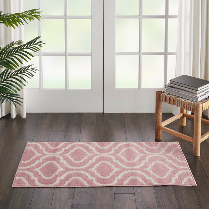 Nourison Jubilant JUB19 Pink Area Rug