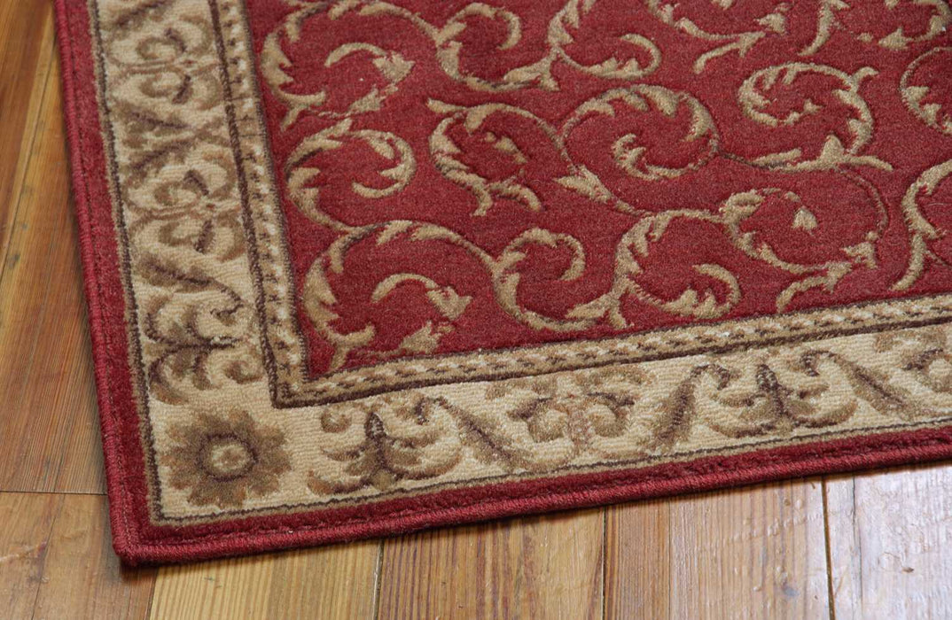 Nourison Somerset ST02 Red Area Rug