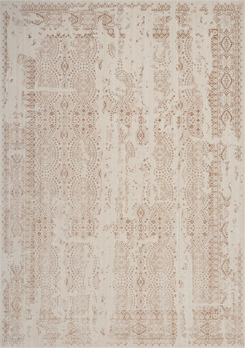 Nourison Silver Screen KI344 Ivory/Mocha Area Rug