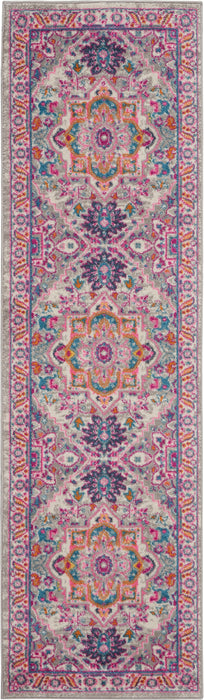 Nourison Passion PSN20 Light Grey/Pink Area Rug