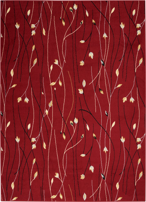 Nourison Grafix GRF15 Red Area Rug