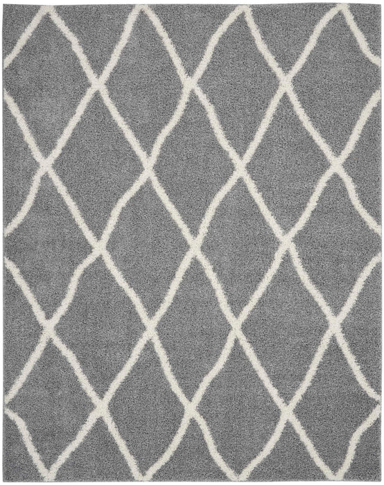 Nourison Shangri-La SHI02 Light Grey/Ivory Area Rug