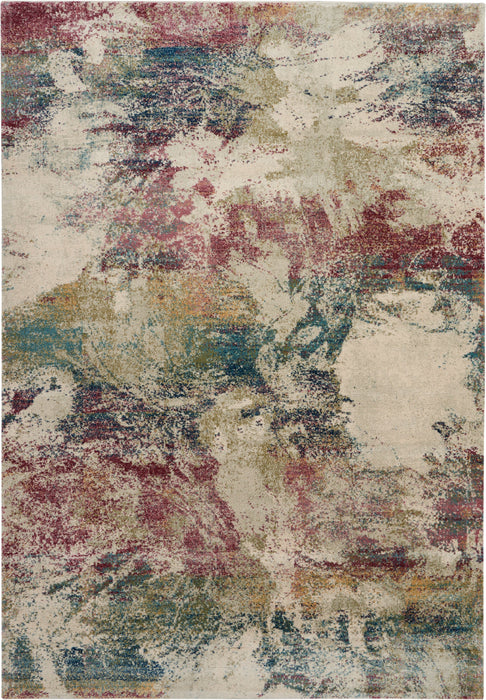 Nourison Fusion FSS17 Cream/Multi Area Rug