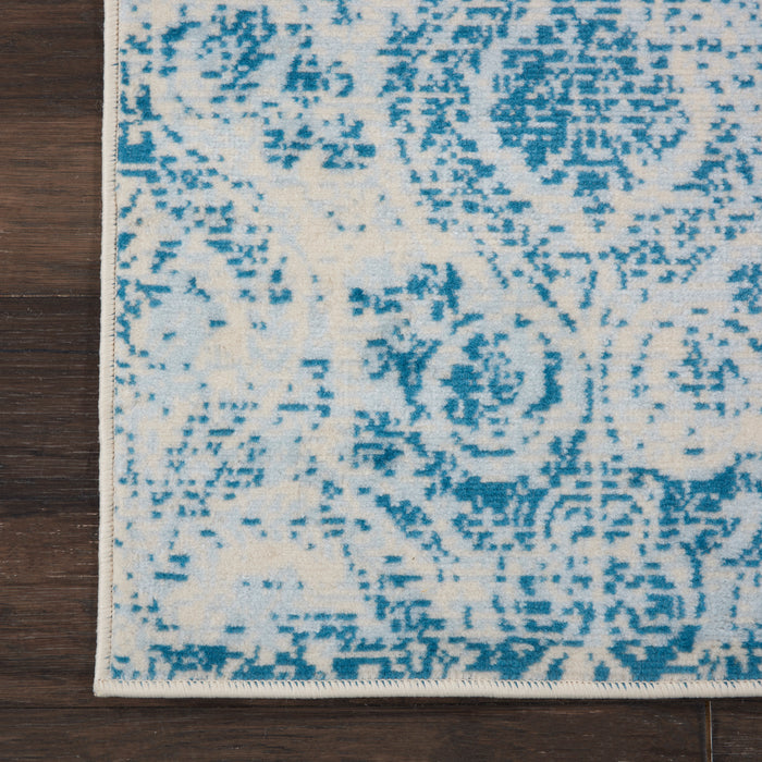 Nourison Jubilant JUB05 Blue Area Rug