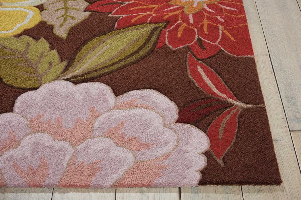 Nourison Fantasy FA18 Chocolate Area Rug