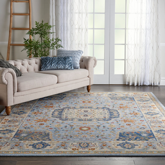 Nourison Majestic MST03 Light Blue Area Rug