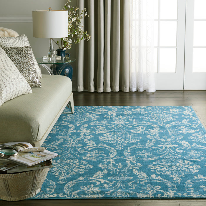 Nourison Jubilant JUB09 Blue Area Rug