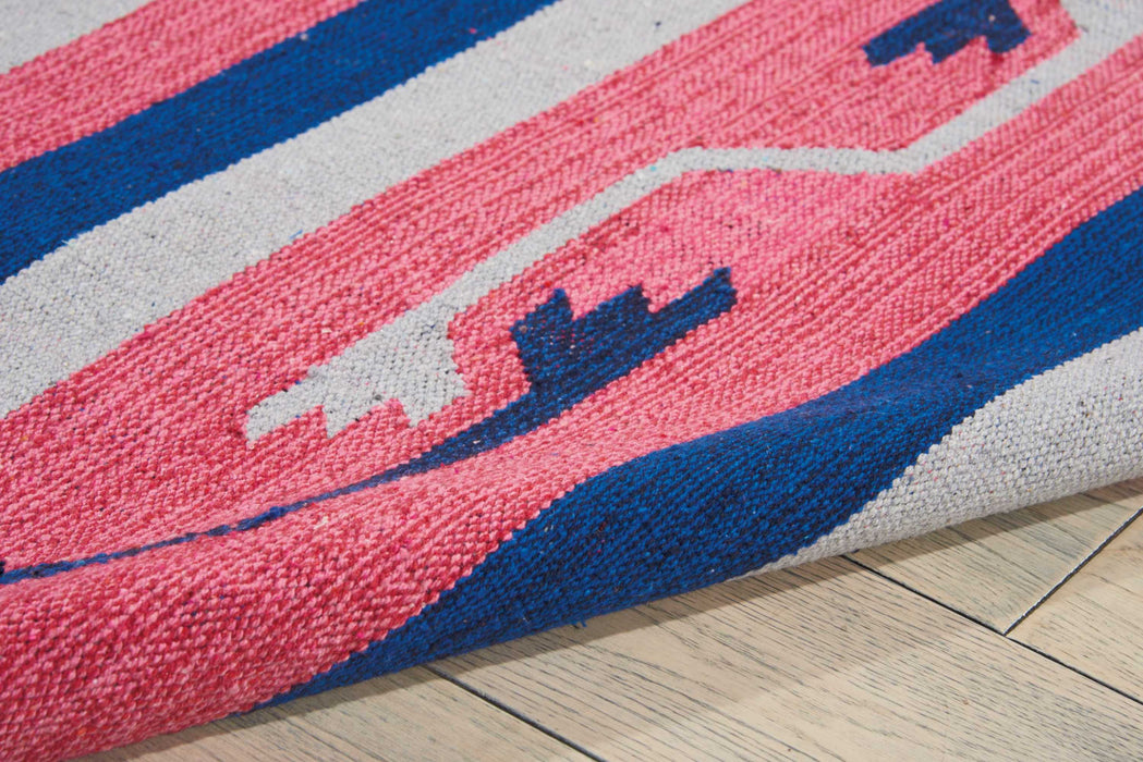 Nourison Baja BAJ01 Pink/Blue Area Rug