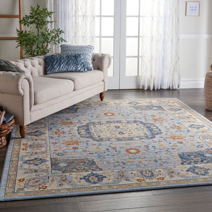 Nourison Majestic MST03 Light Blue Area Rug