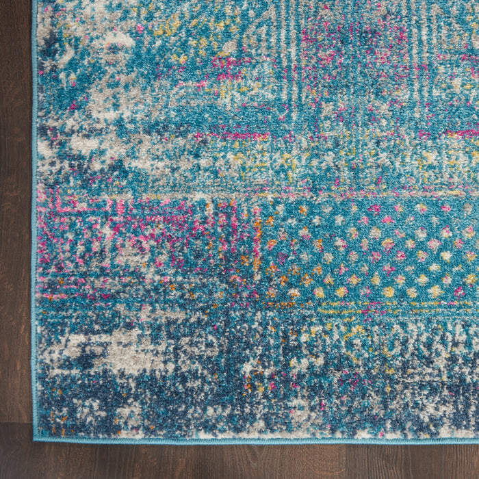 Nourison Passion PSN38 Blue Area Rug