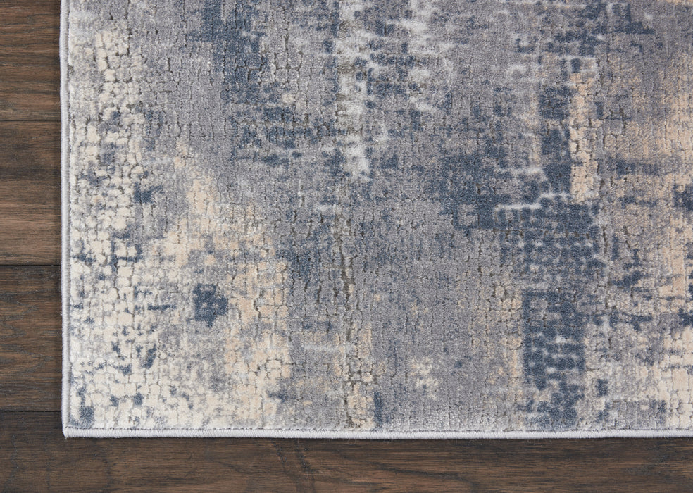 Nourison Rustic Textures RUS06 Grey/Beige Area Rug