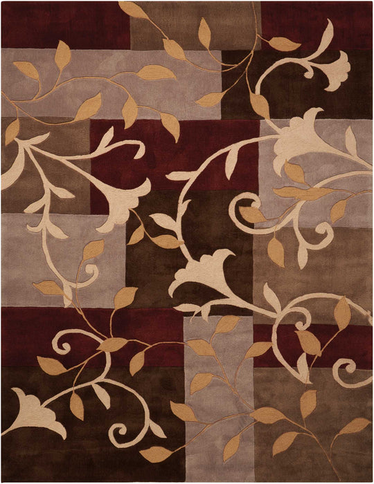 Nourison Contour CON01 Mocha Area Rug