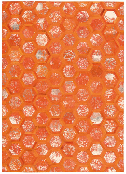 Nourison City Chic MA100 Tangerine Area Rug