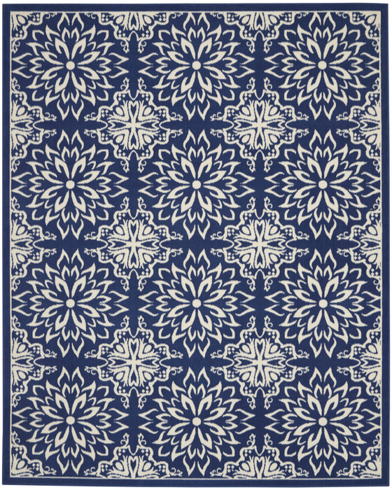 Nourison Jubilant JUB06 Navy/Ivory Area Rug