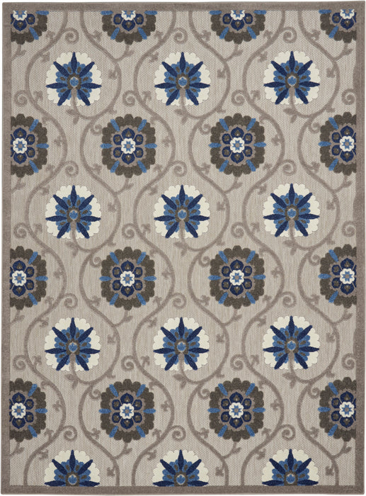 Nourison Aloha ALH19 Grey/Blue Area Rug