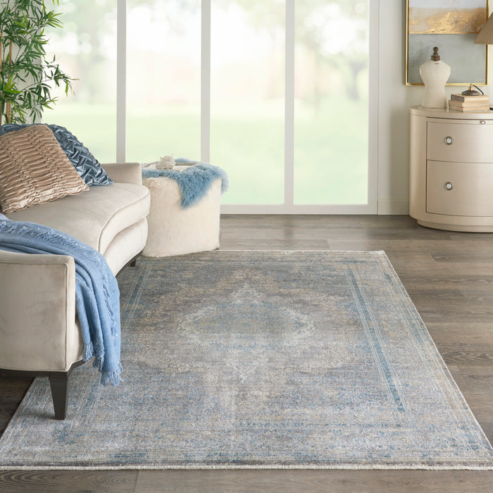 Nourison Starry Nights STN06 Cream Blue Area Rug