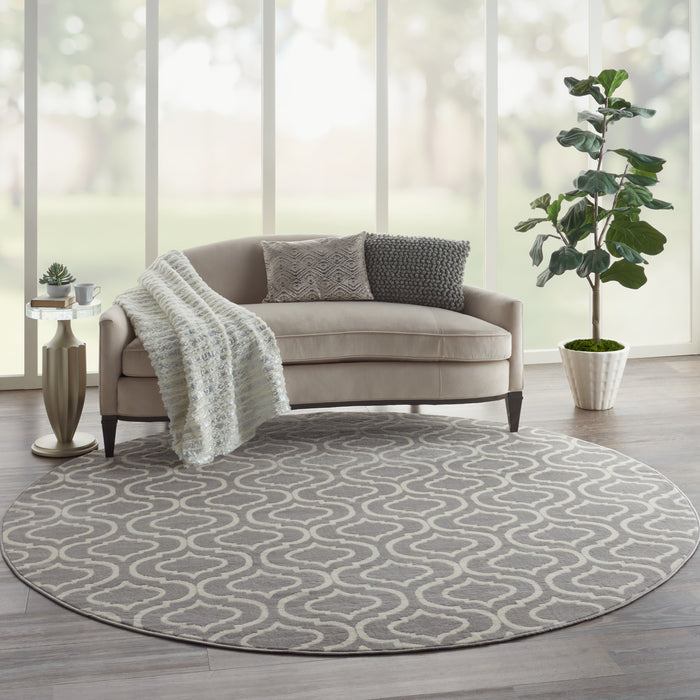 Nourison Jubilant JUB19 Grey Area Rug