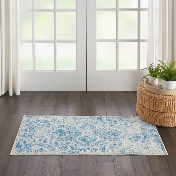 Nourison Jubilant JUB05 Blue Area Rug