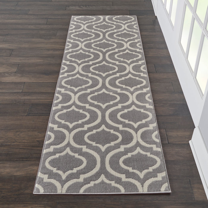 Nourison Jubilant JUB19 Grey Area Rug