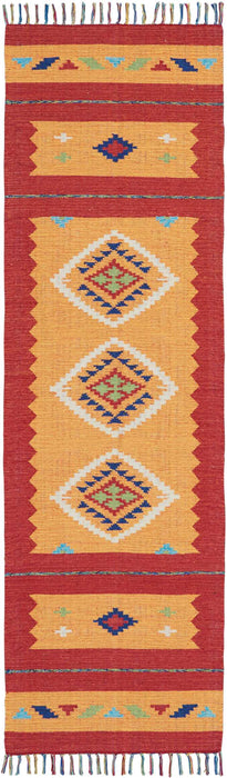 Nourison Baja BAJ02 Orange/Red Area Rug