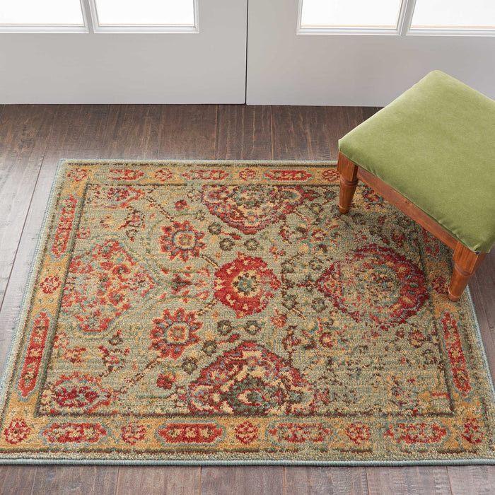 Nourison Somerset ST90 Light Green Area Rug