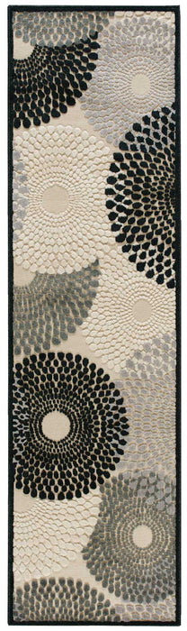 Nourison Graphic Illusions GIL04 Parchment Area Rug