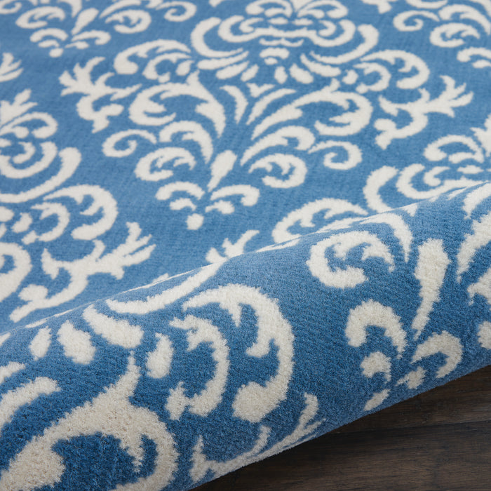 Nourison Grafix GRF06 Blue Area Rug