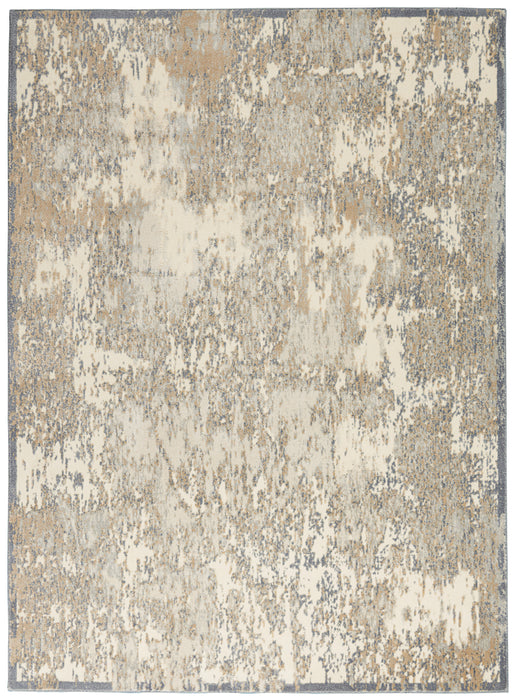 Nourison Sahara KI392 Ivory/Silver Area Rug