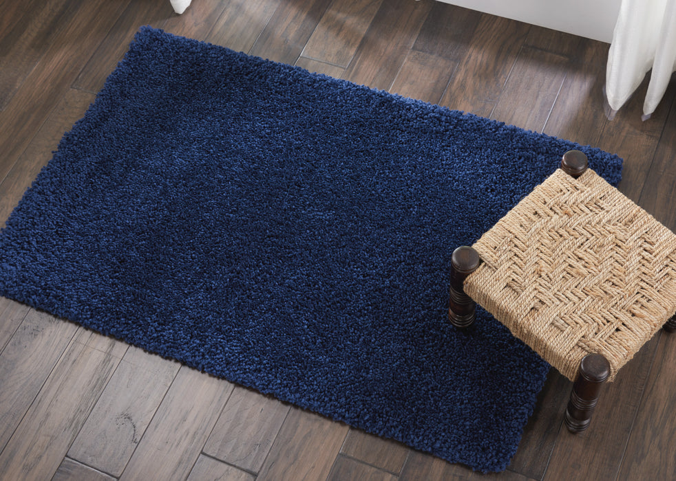 Nourison Malibu Shag MSG01 Navy Area Rug