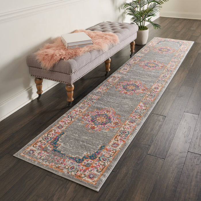 Nourison Passion PSN03 Grey Area Rug