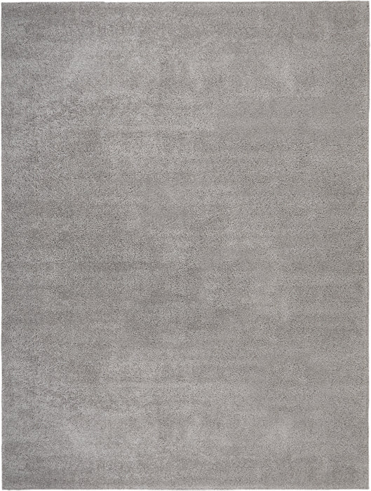 Nourison Malibu Shag MSG01 Silver Grey Area Rug