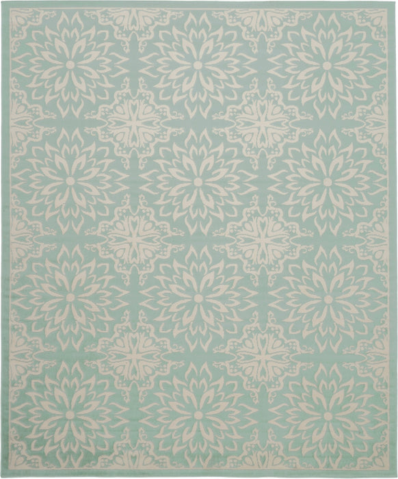 Nourison Jubilant JUB06 Ivory/Green Area Rug