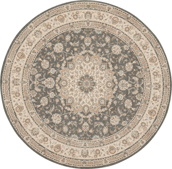 Nourison Living Treasures LI15 Grey/Ivory Area Rug