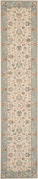 Nourison Living Treasures LI16 Ivory/Aqua Area Rug