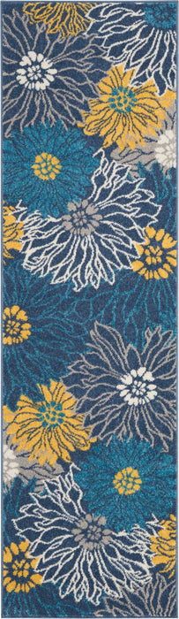 Nourison Passion PSN17 Blue Area Rug