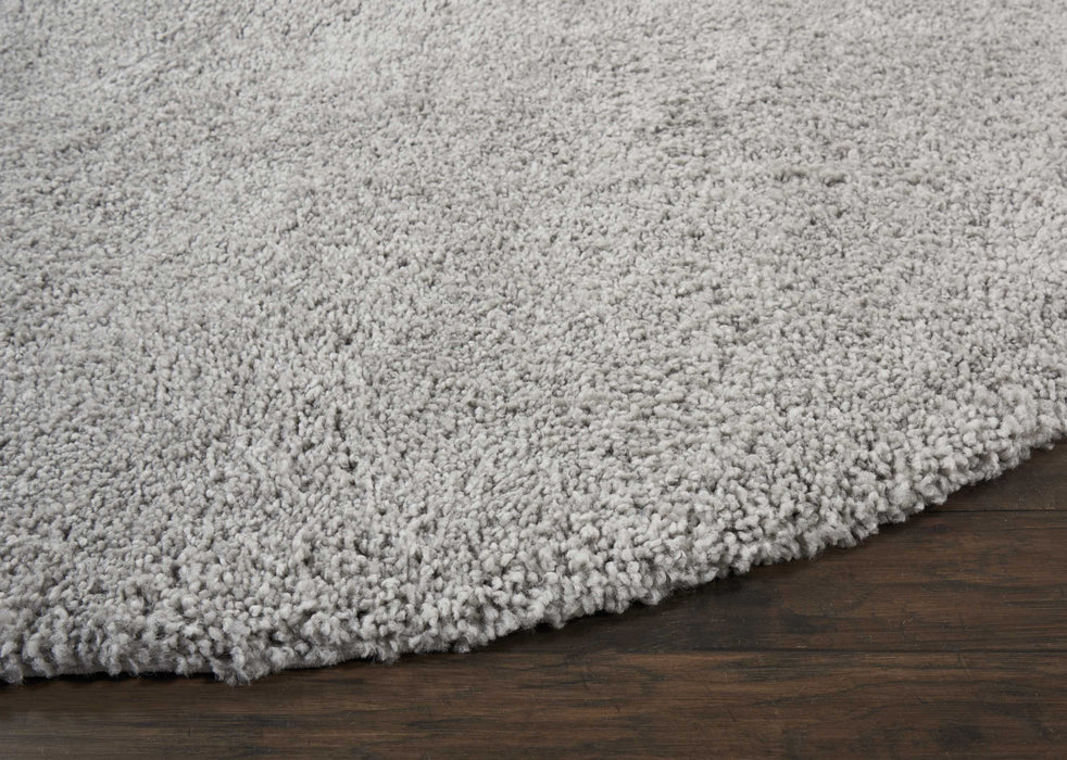 Nourison Malibu Shag MSG01 Silver Grey Area Rug