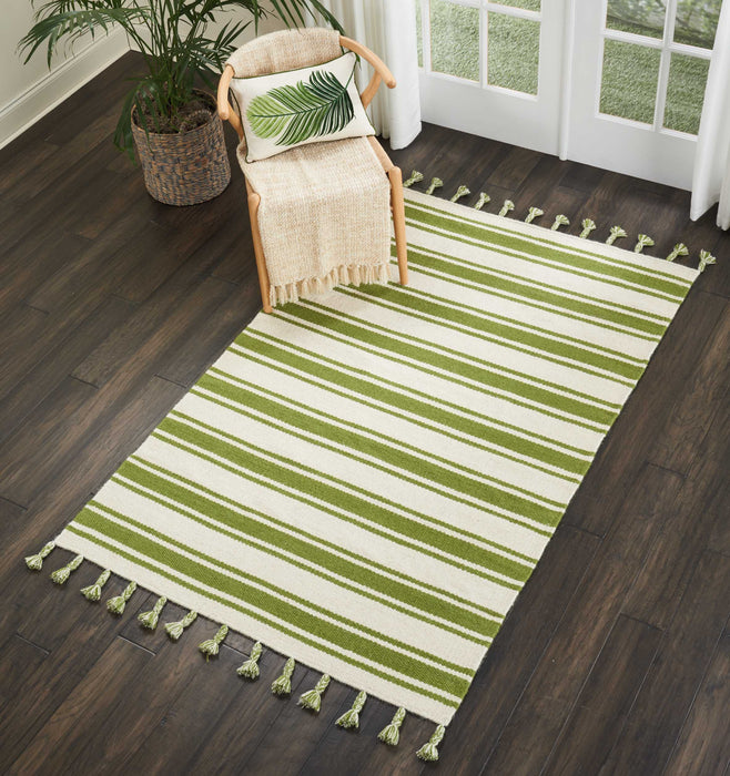 Nourison Rio Vista DST01 Ivory/Green Area Rug