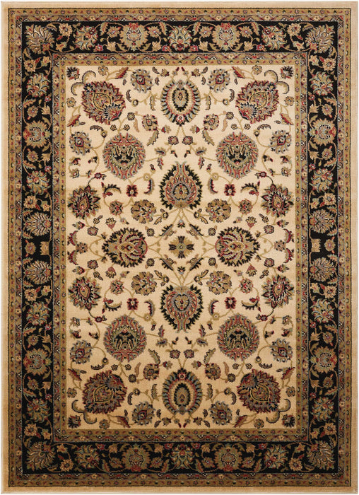 Nourison Delano DEL01 Ivory/Black Area Rug