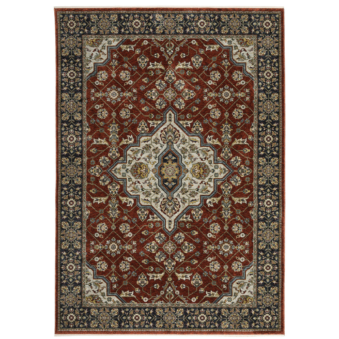 Aberdeen 4151R Red/Blue 2' x 3' Rug