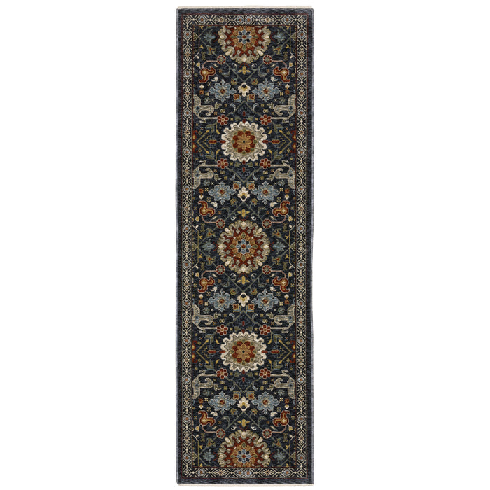 Aberdeen 006B1 Blue/Multi 2' x 3' Rug