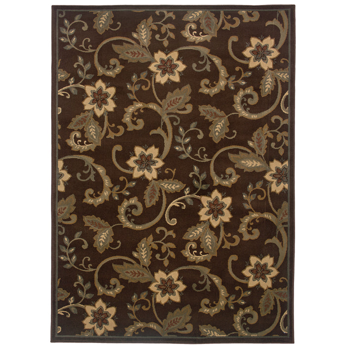 Amelia 2260B Brown/Ivory 3'2" x 5'7" Rug