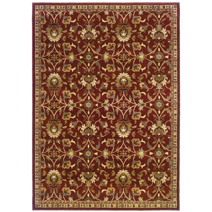 Amelia 2331R Red/Ivory 3'2" x 5'7" Rug