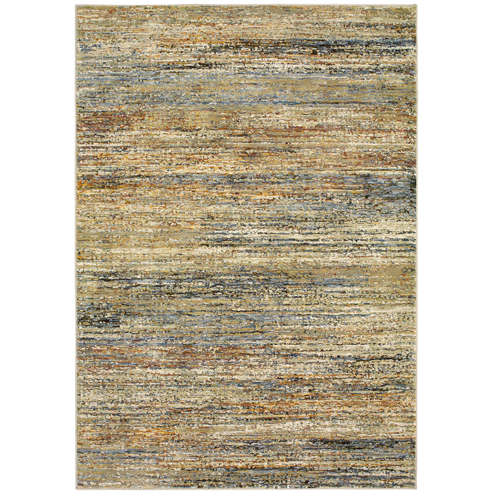 Atlas 8037J Gold/Green 1'10" x 3'2" Rug