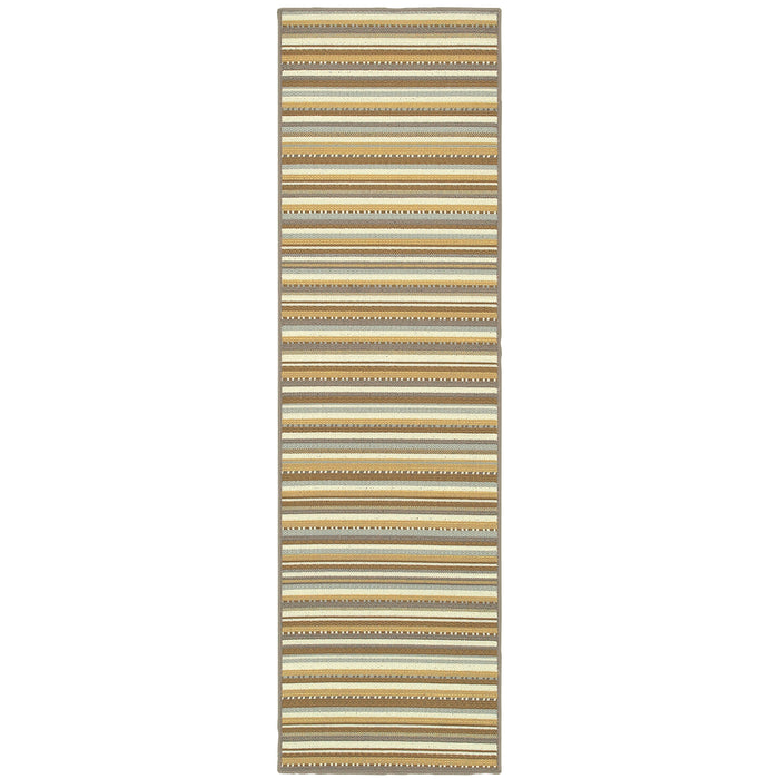 Bali 1001J Grey/Gold 1'9" x 3'9" Rug