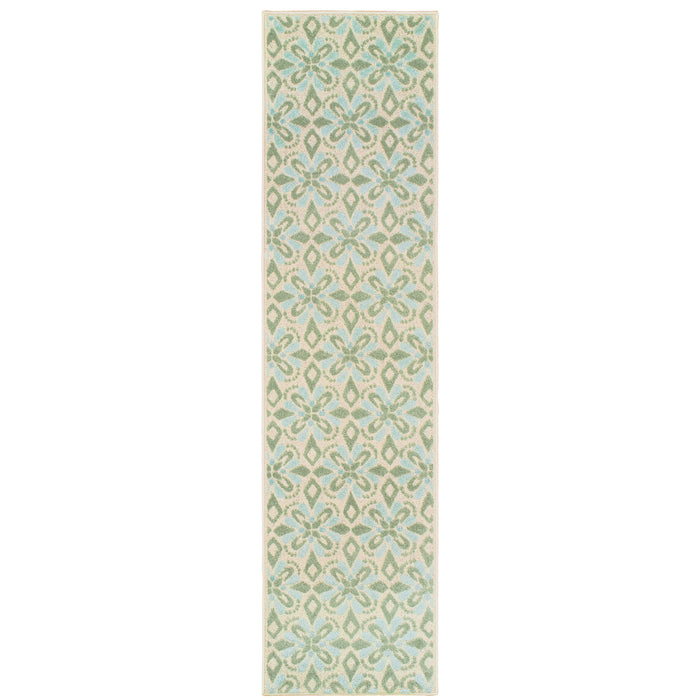 Barbados 5994J Ivory/Green 3'3" x 5' Rug